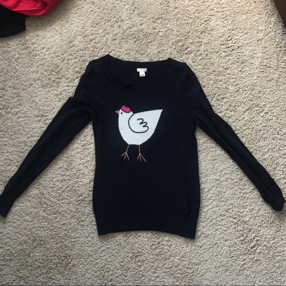 J crew French hen sweater